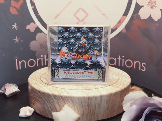 Undertale Snowding Mini Diorama Cube